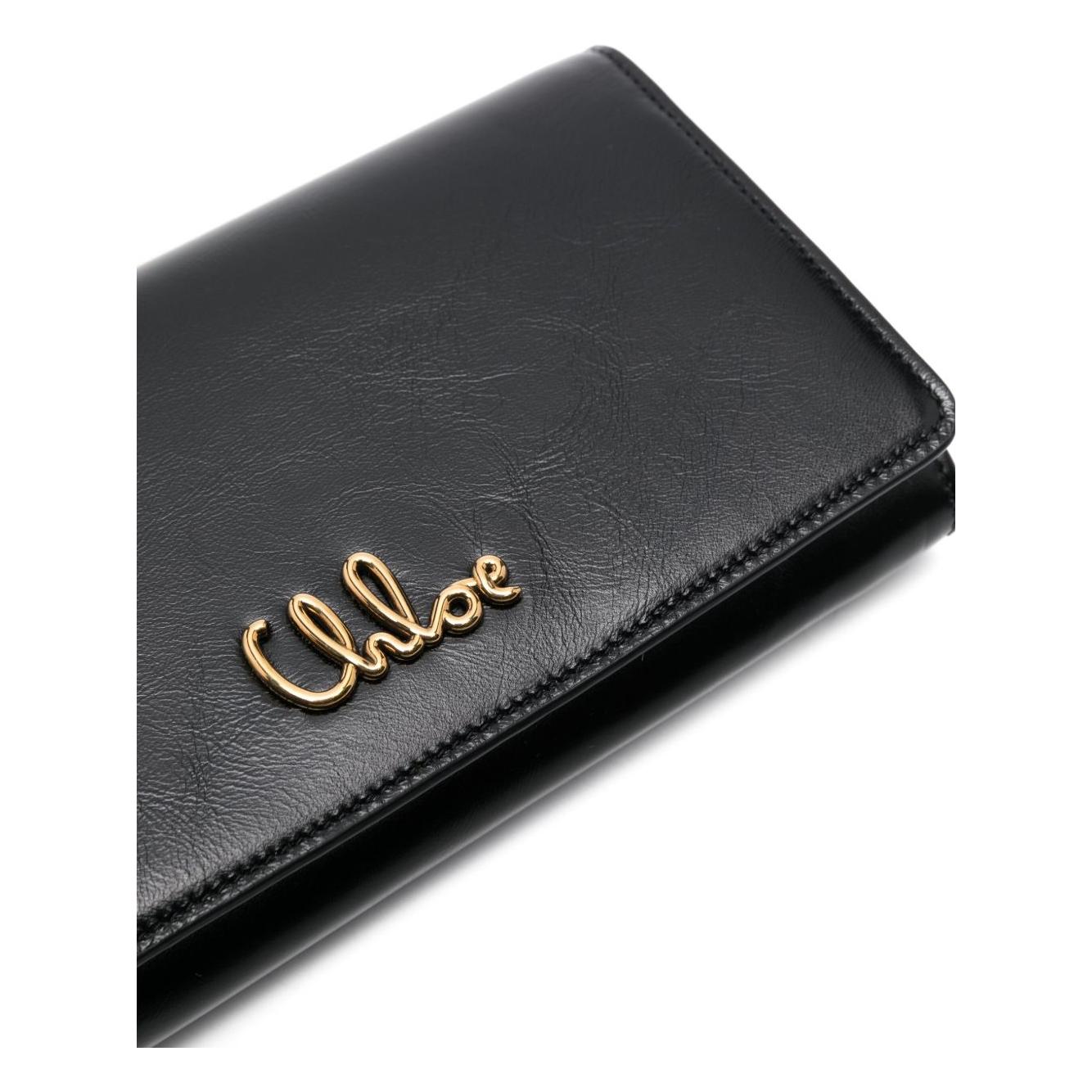 Chloè Chloé Iconic flap chain crossbody bag Clutches Chloè Dark Slate Gray