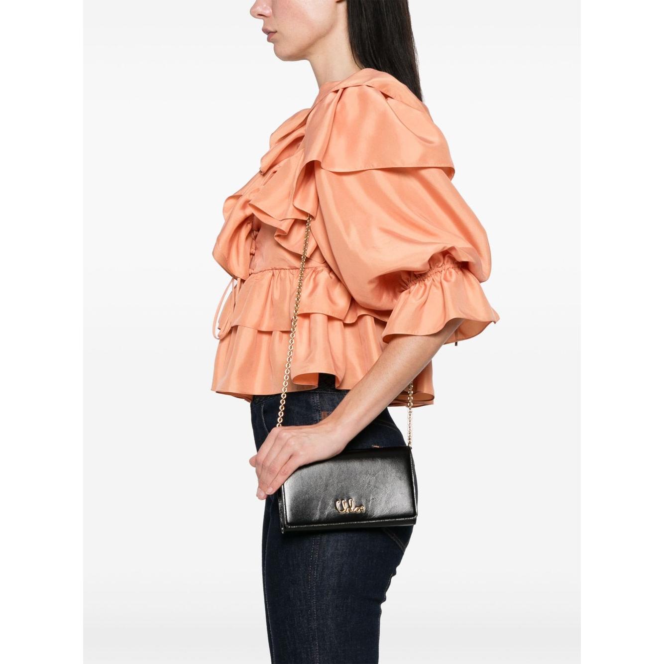 Chloè Chloé Iconic flap chain crossbody bag Clutches Chloè Misty Rose