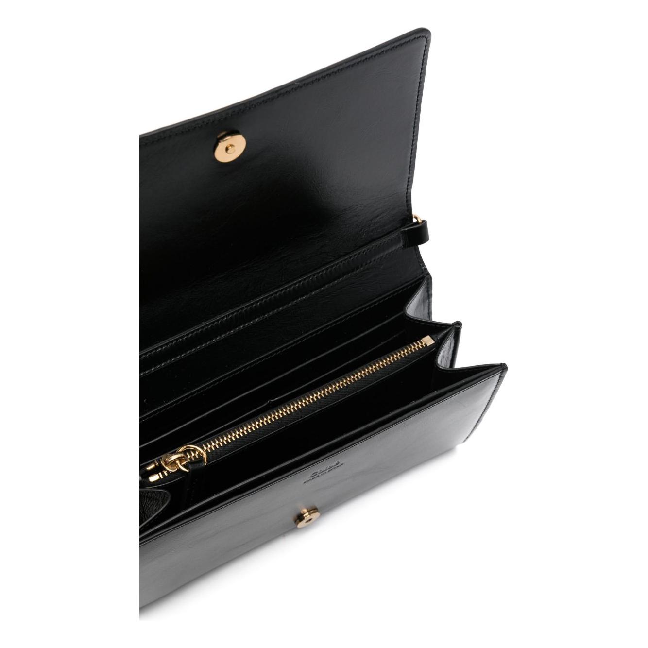 Chloè Chloé Iconic flap chain crossbody bag Clutches Chloè Black