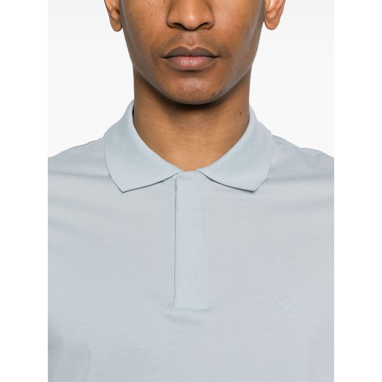 EMPORIO ARMANI CAPSULE T-shirts and Polos Clear Blue Topwear