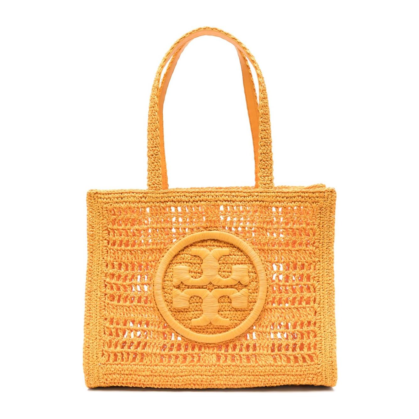 Tory Burch Ella Small hand worked shopping bag Shopper Tory Burch Sandy Brown