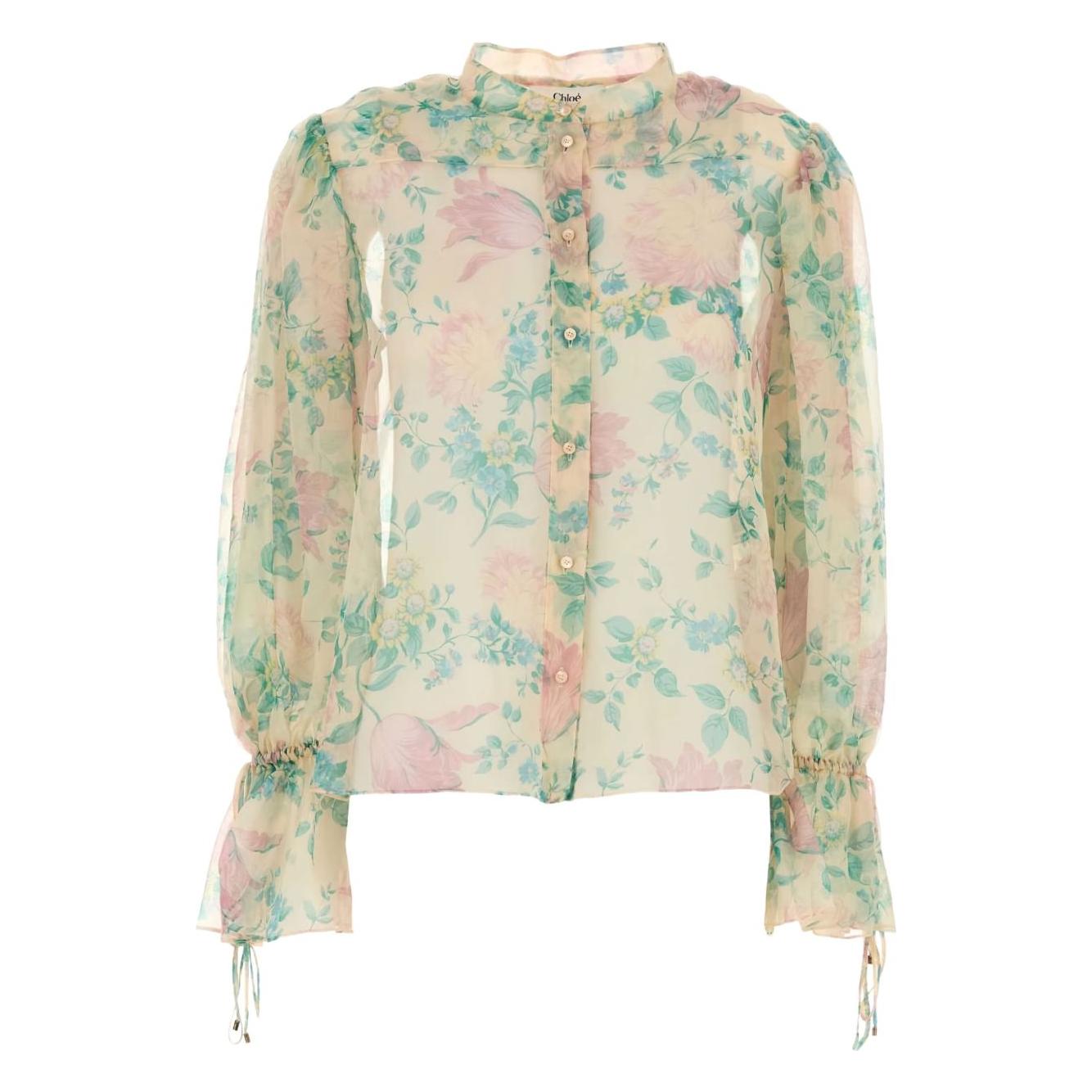 Chloè Shirts Beige Shirts Chloè Gray