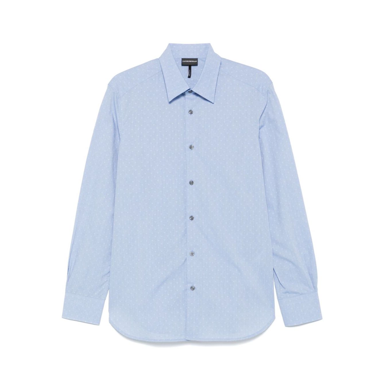 Emporio Armani Shirts Clear Blue Shirts