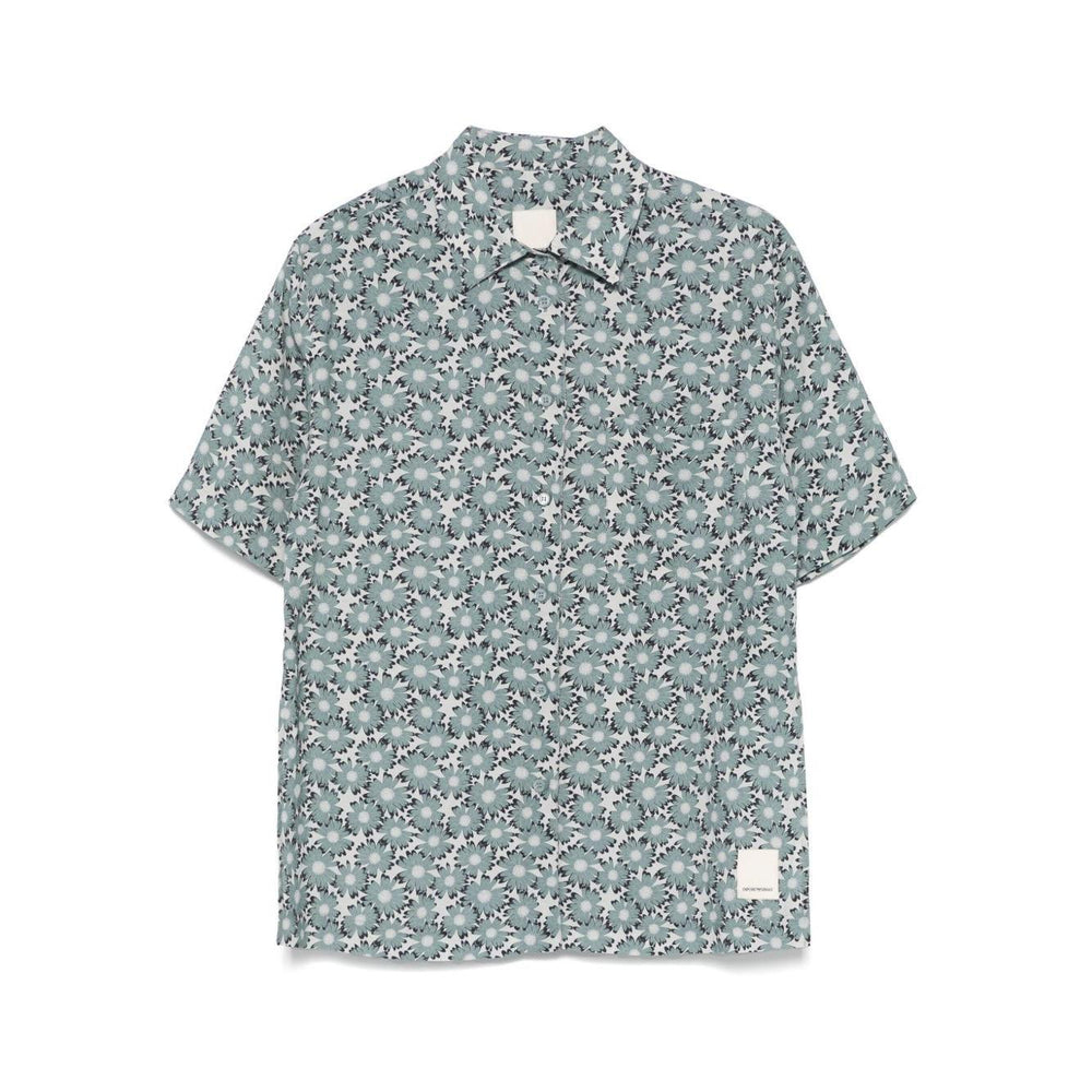 Emporio Armani Shirts Clear Blue EW001325AF13858FB065-P25