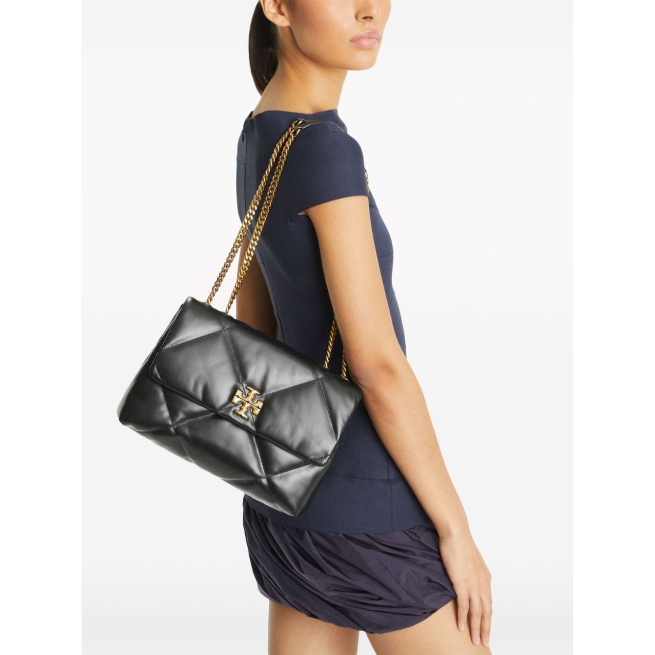 Tory Burch Kira Diamond leather shoulder bag 154704001-AI25