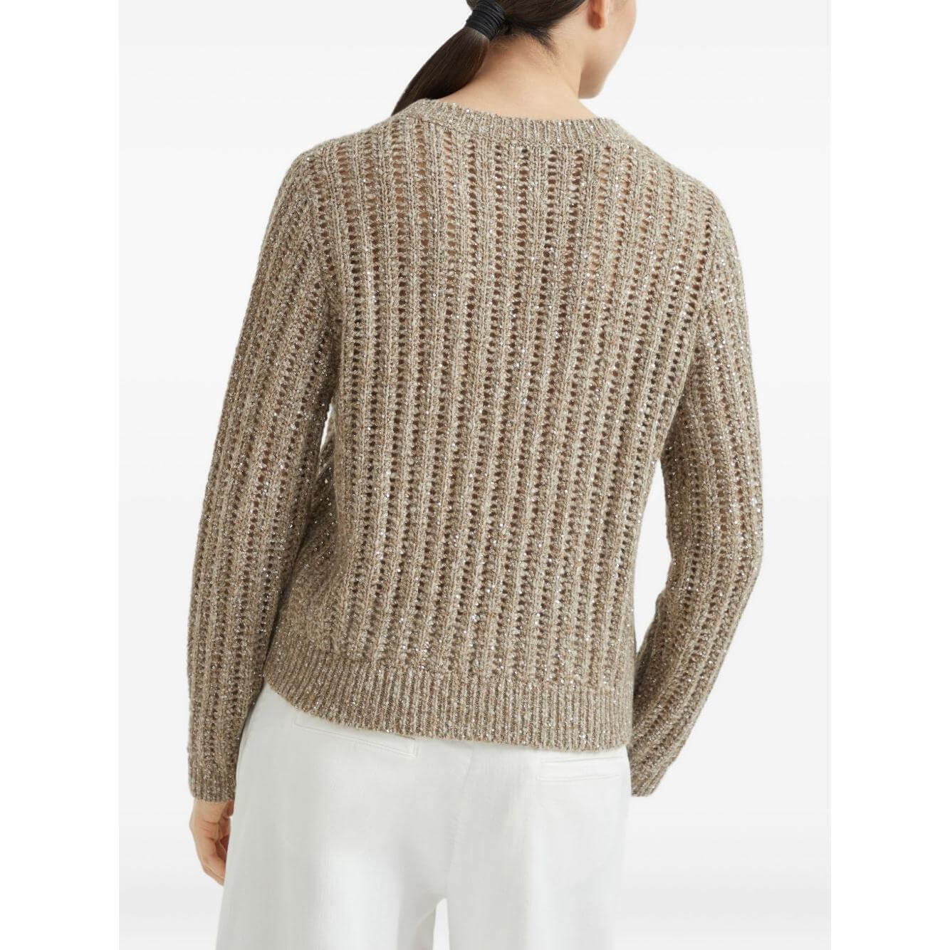 Brunello Cucinelli Sweaters Beige MGN364310PCVA05-AI25