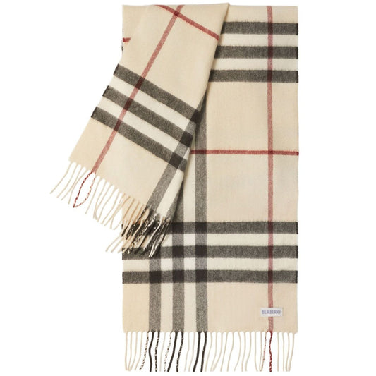 Burberry Check cashmere scarf Scarves Hats & Gloves