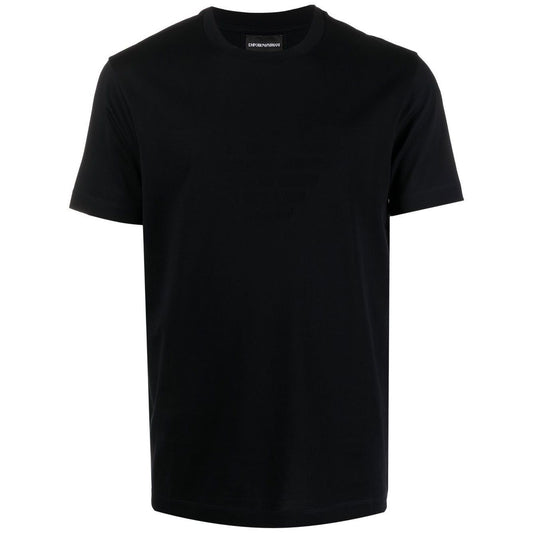 Emporio Armani T-shirts and Polos Blue Topwear