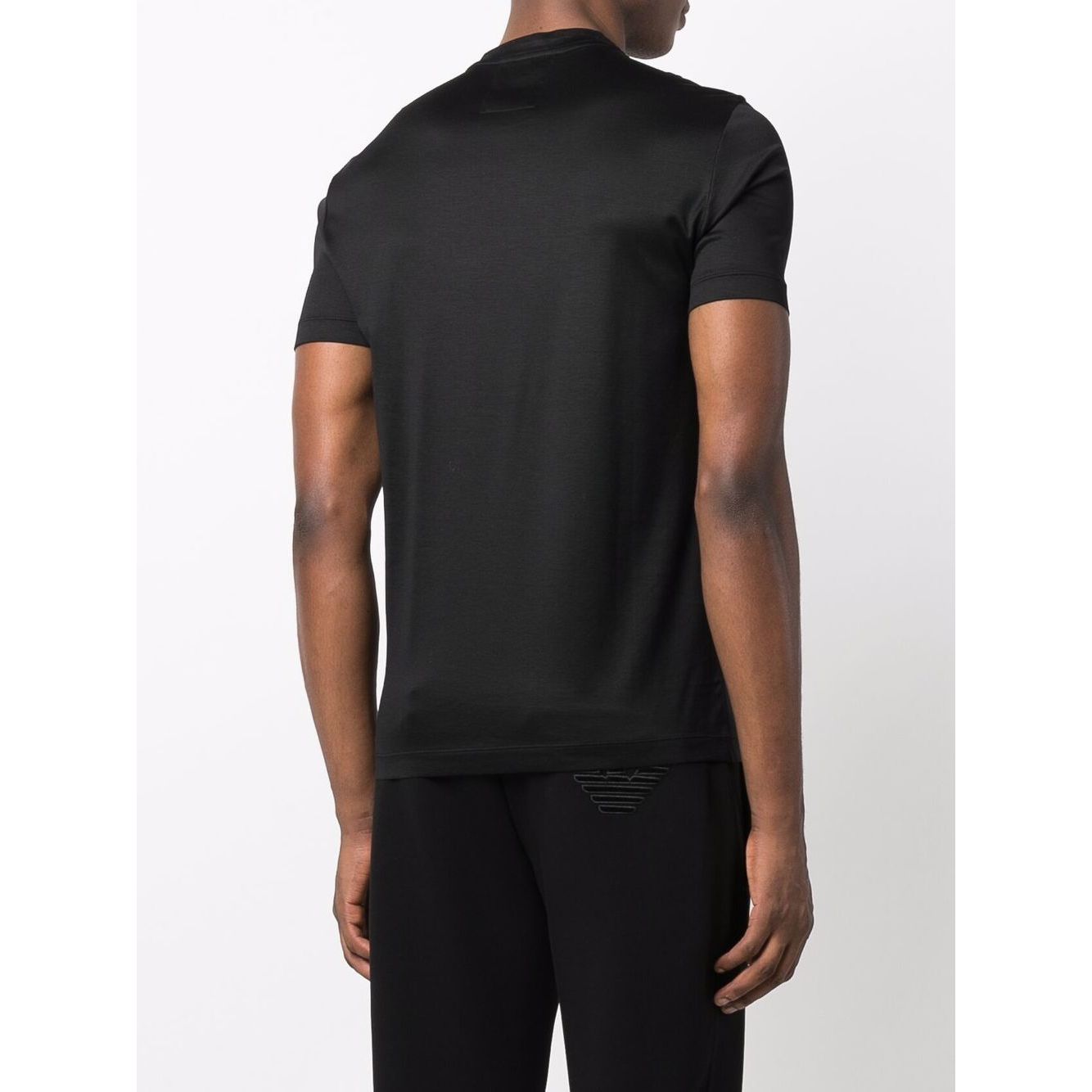Emporio Armani T-shirts and Polos Black Topwear