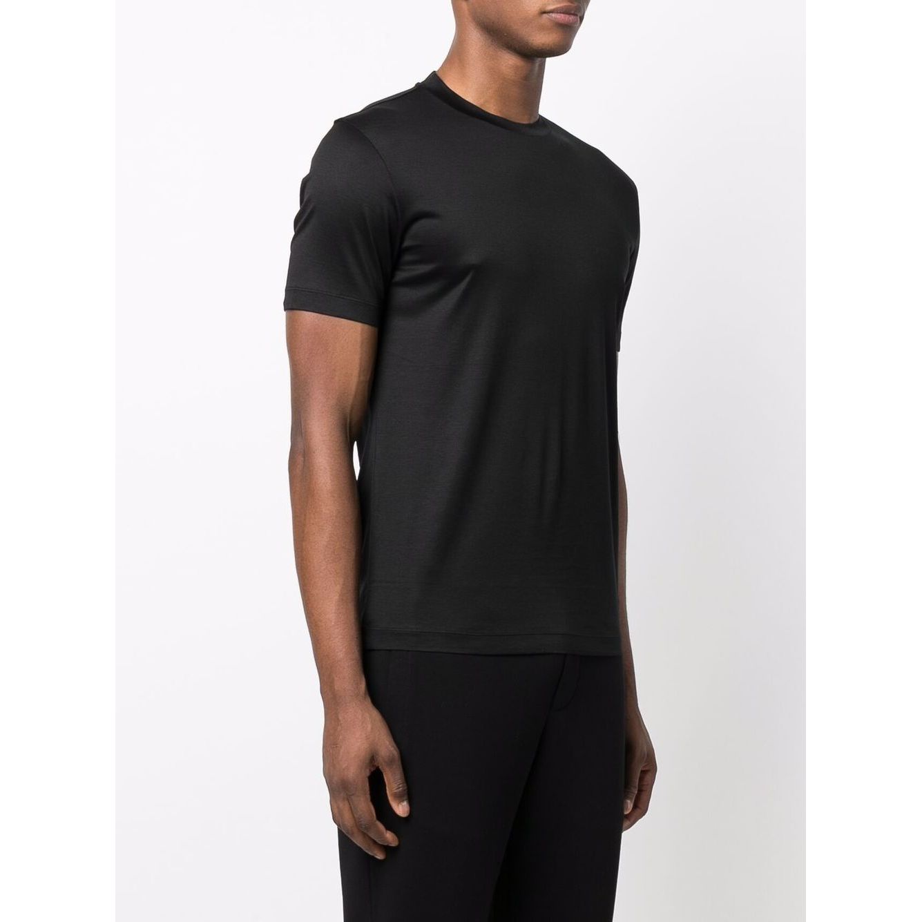 Emporio Armani T-shirts and Polos Black Topwear