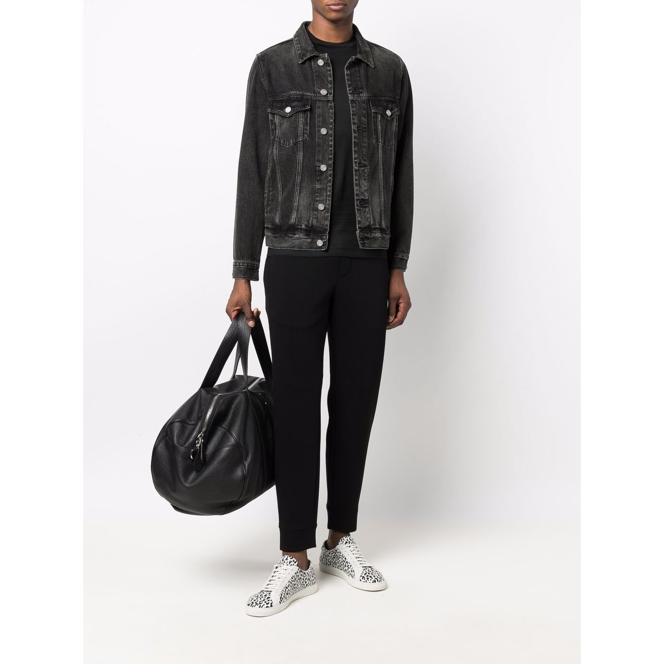 Emporio Armani T-shirts and Polos Black Topwear