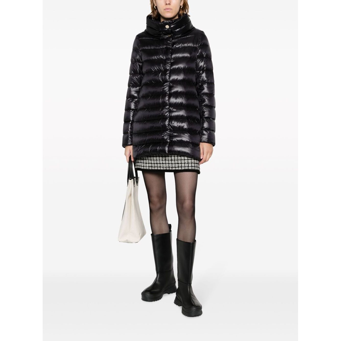 Herno Coats Black Jackets
