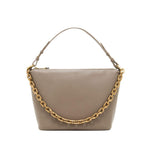 Emporio Armani Medium leather hobo bag with chain EW003123AF19173U6192-AI25