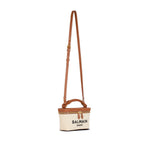 Balmain B-Army canvas vanity case DN1BG921TCFEGEM-AI25