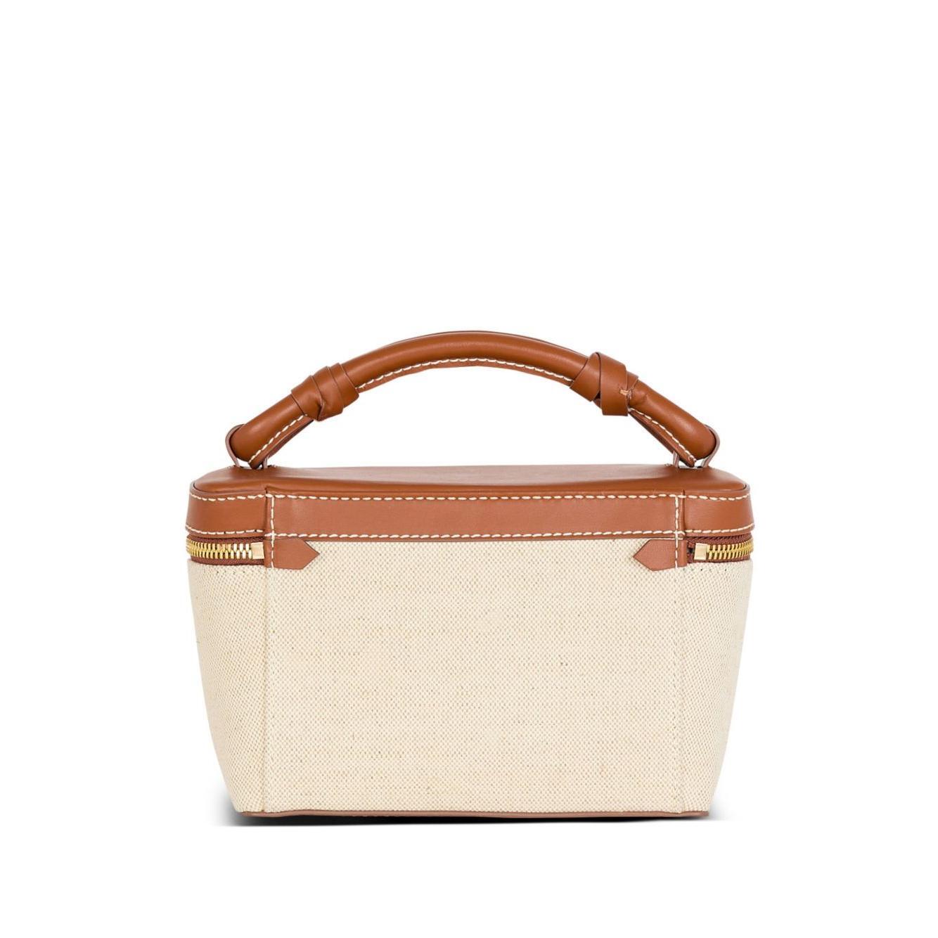 Balmain B-Army canvas vanity case DN1BG921TCFEGEM-AI25