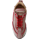 Jimmy Choo Ballet Pink Chic Padded Sneakers Jimmy Choo Dim Gray