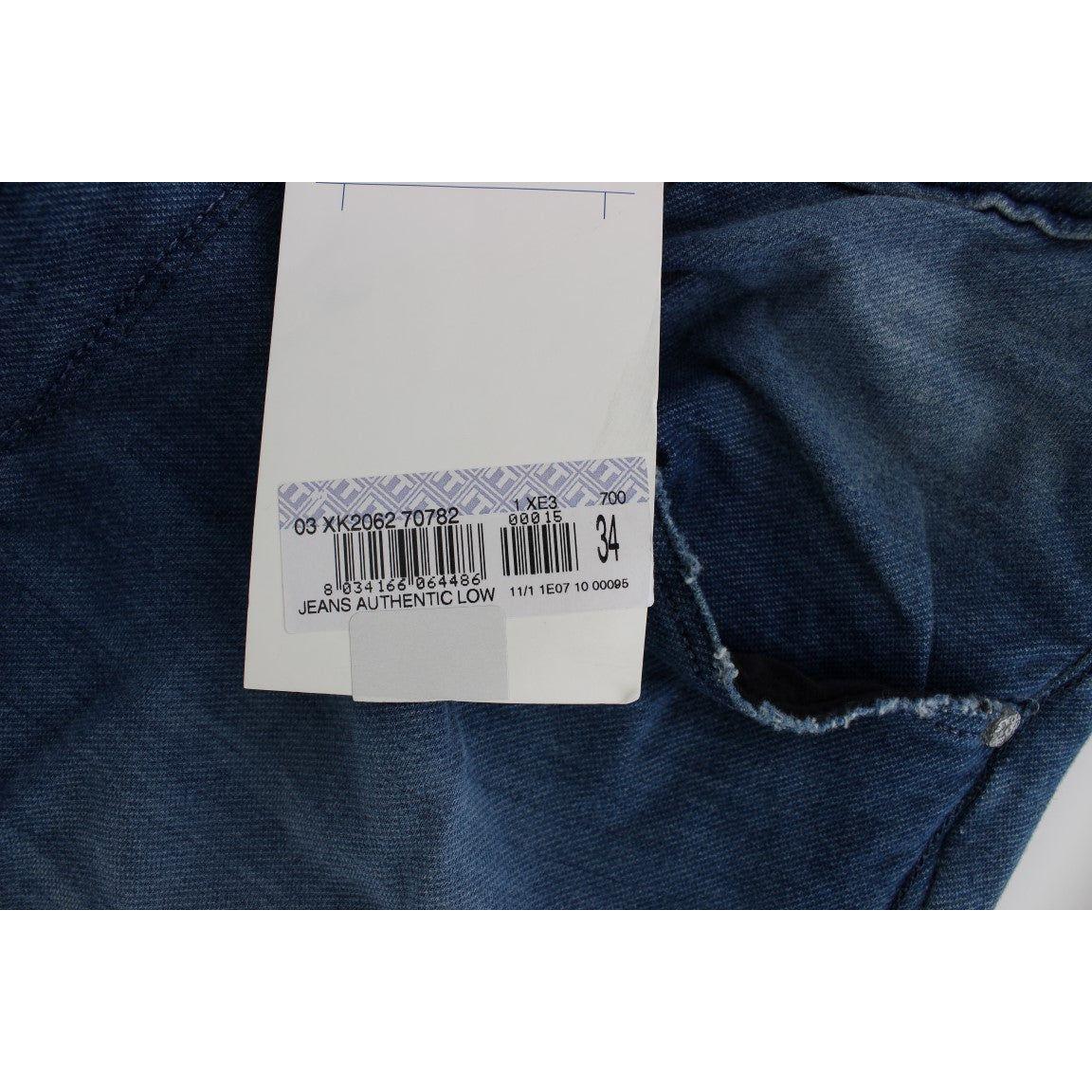 Acht Slim Fit Blue Wash Italian Denim Acht Dark Slate Gray
