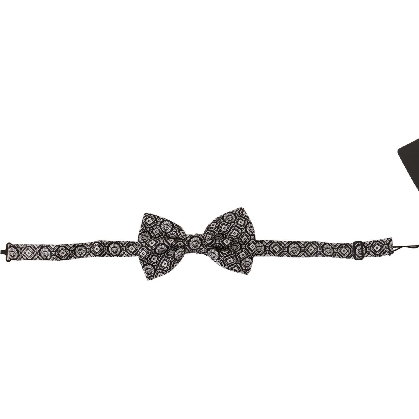 Dolce & Gabbana Elegant Silk Black Bow Tie Dolce & Gabbana Dark Slate Gray
