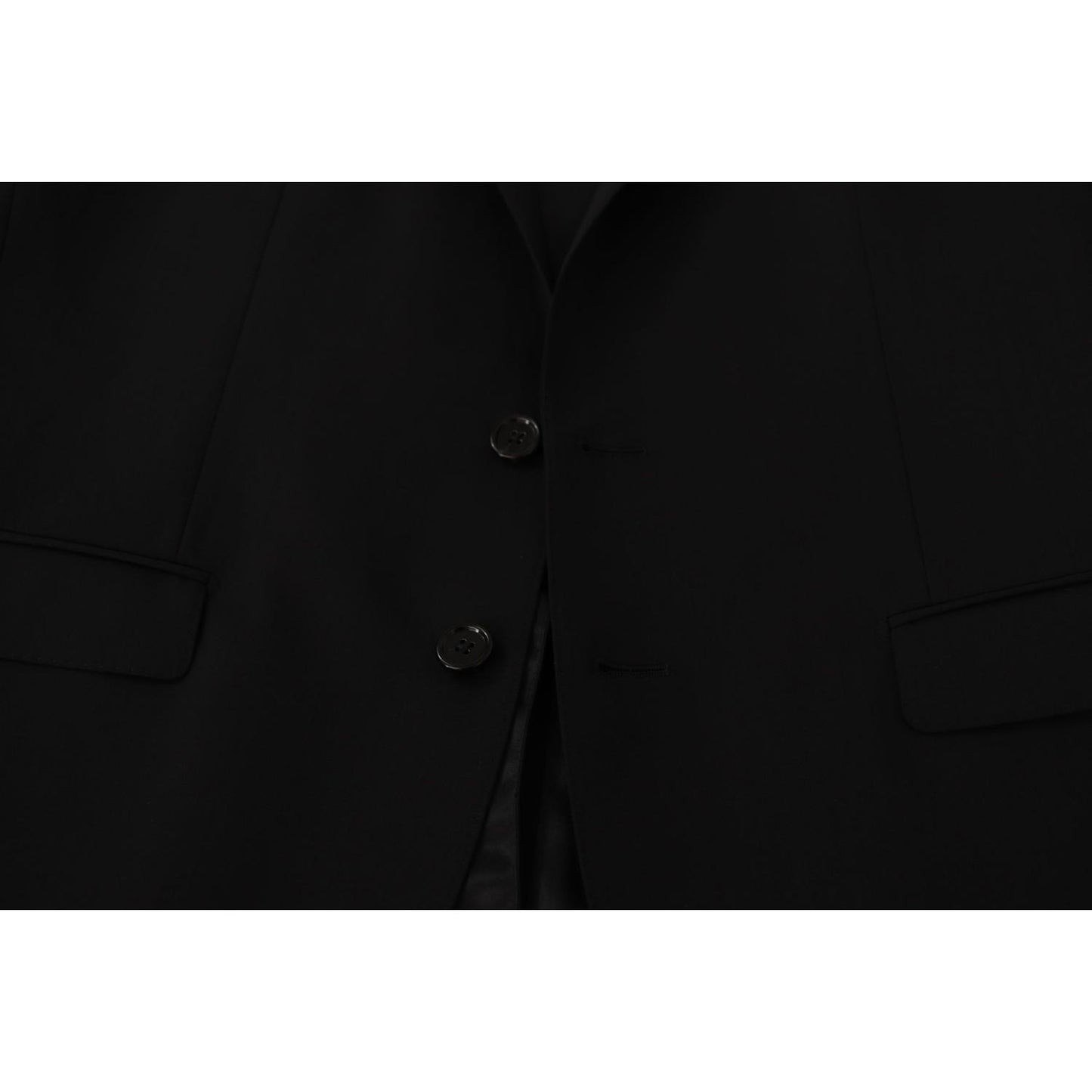 Dolce & Gabbana Elegant Slim Fit Black Blazer Jacket Dolce & Gabbana Black