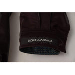 Dolce & Gabbana Elegant Bordeaux Collared Jacket Dolce & Gabbana Dark Gray