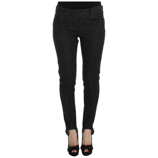 Ermanno Scervino Blue Cotton Slim Fit Denim Jeans