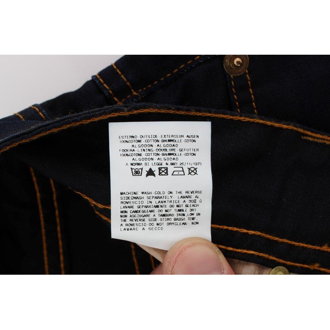 John Galliano Elegant Slim Fit Designer Jeans John Galliano Black