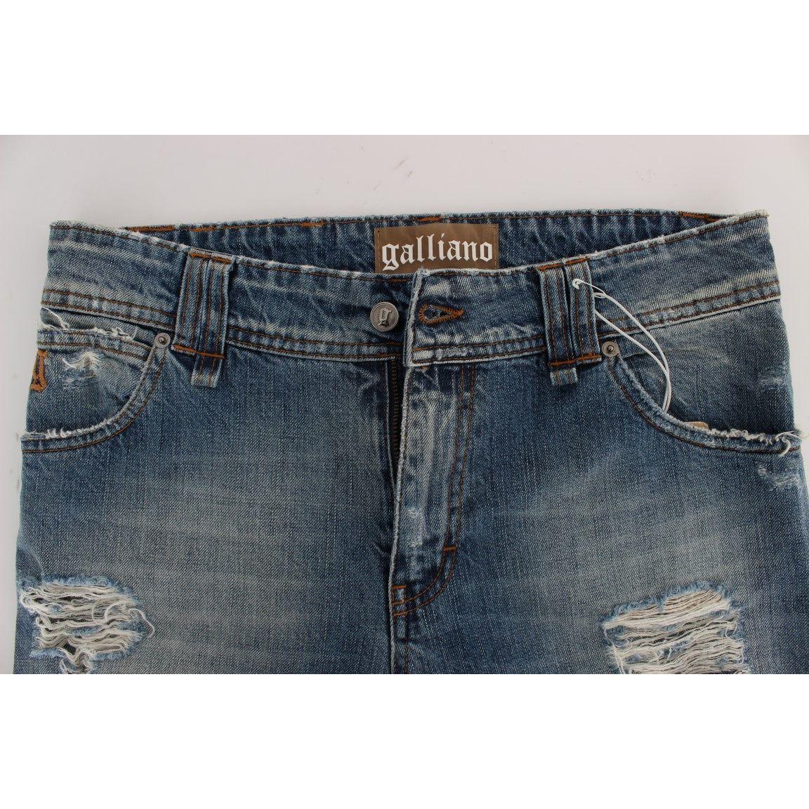 John Galliano Chic Boyfriend Blue Wash Jeans John Galliano Dark Slate Gray