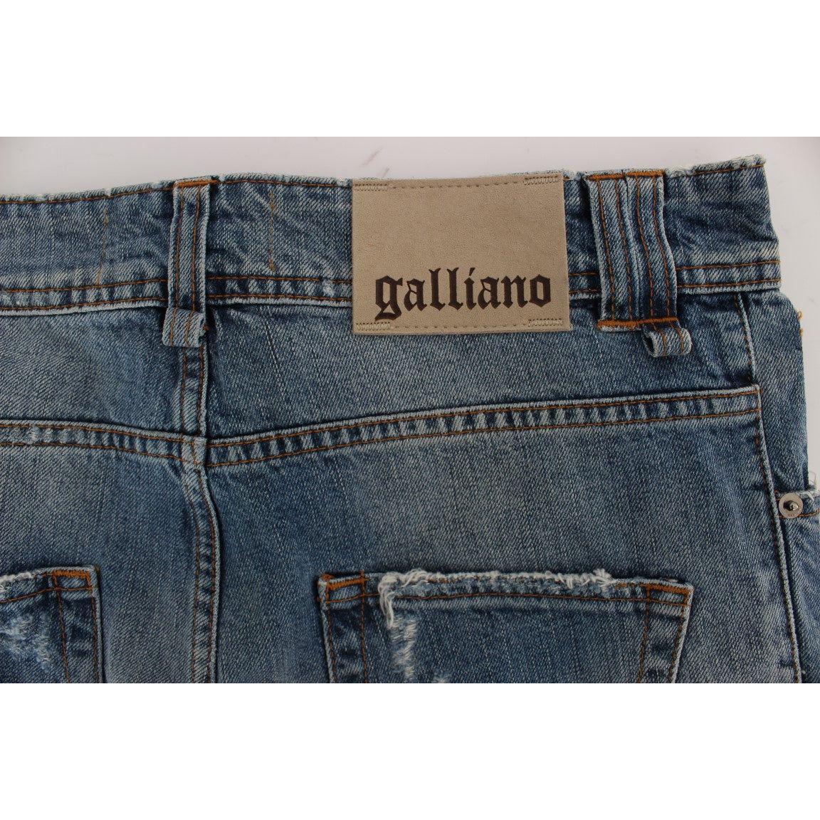 John Galliano Chic Boyfriend Blue Wash Jeans John Galliano Dark Slate Gray