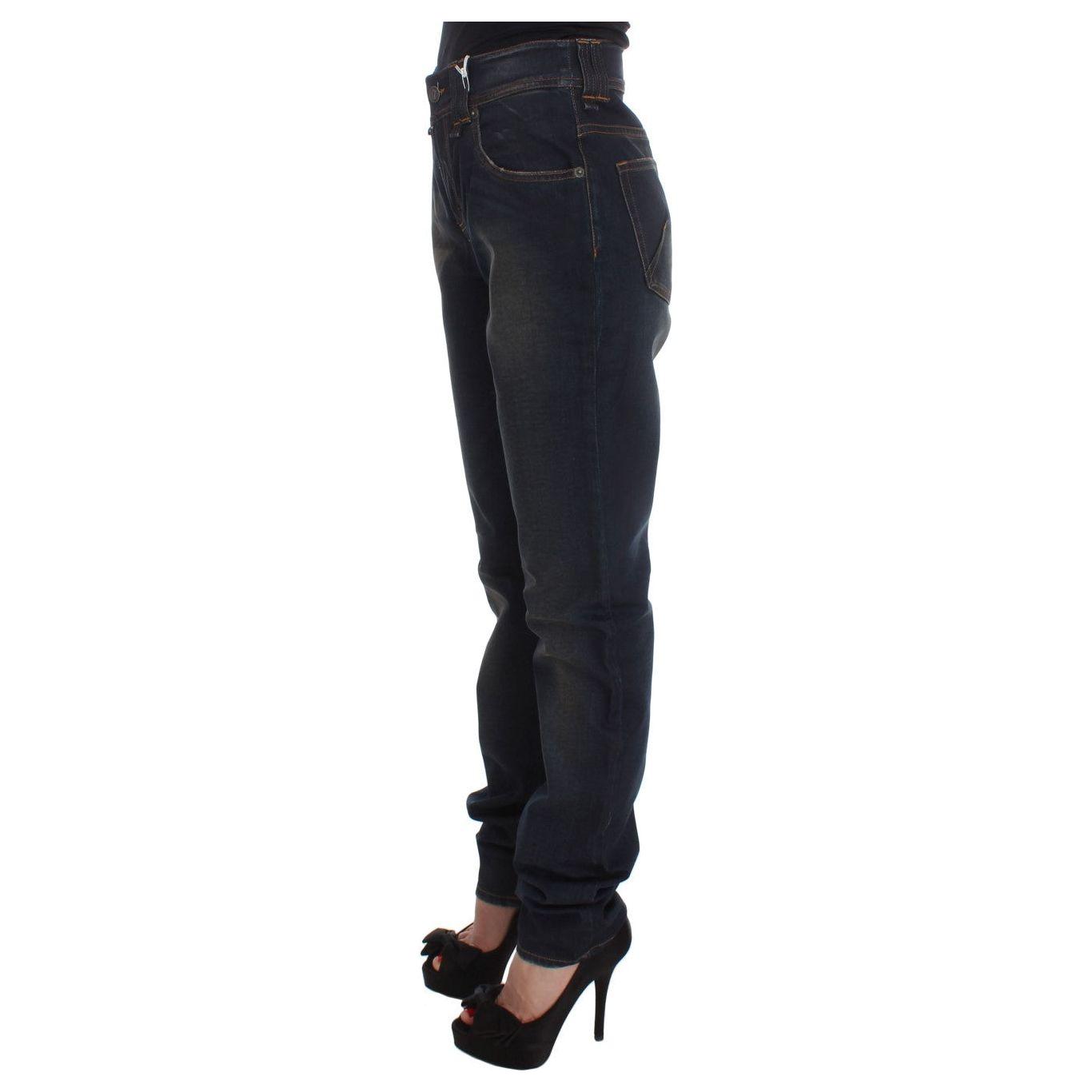 John Galliano Chic Boyfriend Fit Blue Jeans John Galliano Dark Slate Gray