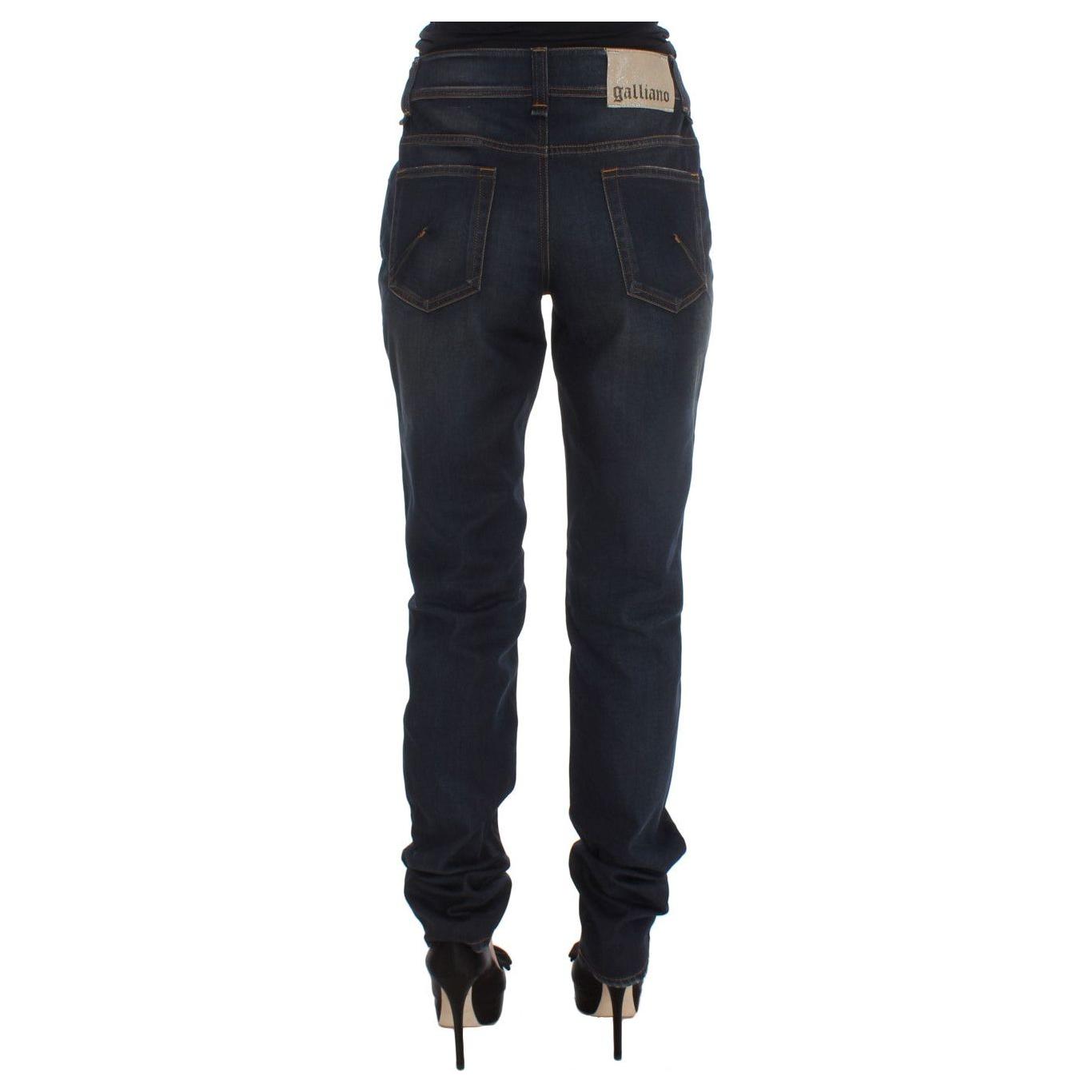 John Galliano Chic Boyfriend Fit Blue Jeans John Galliano Dark Slate Gray