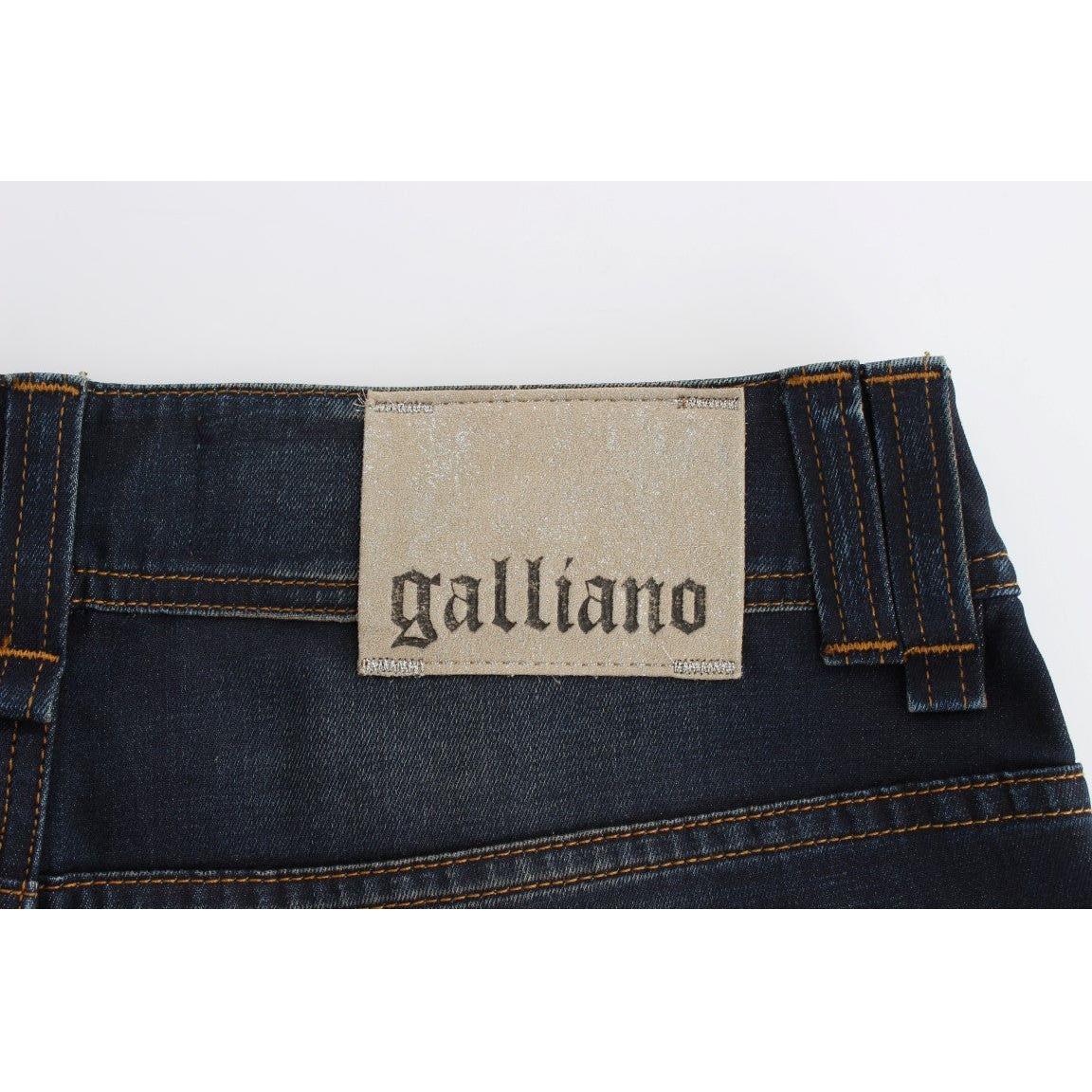 John Galliano Chic Boyfriend Fit Blue Jeans John Galliano Dark Slate Gray