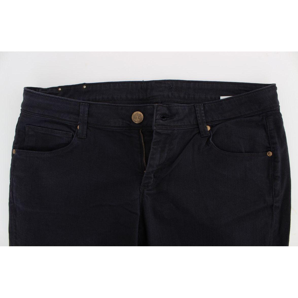 Ermanno Scervino Chic Casual Fit Italian Designer Jeans Jeans & Pants Ermanno Scervino Lavender