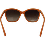 Dolce & Gabbana Chic Orange Round Sunglasses for Women Dolce & Gabbana Dark Slate Gray