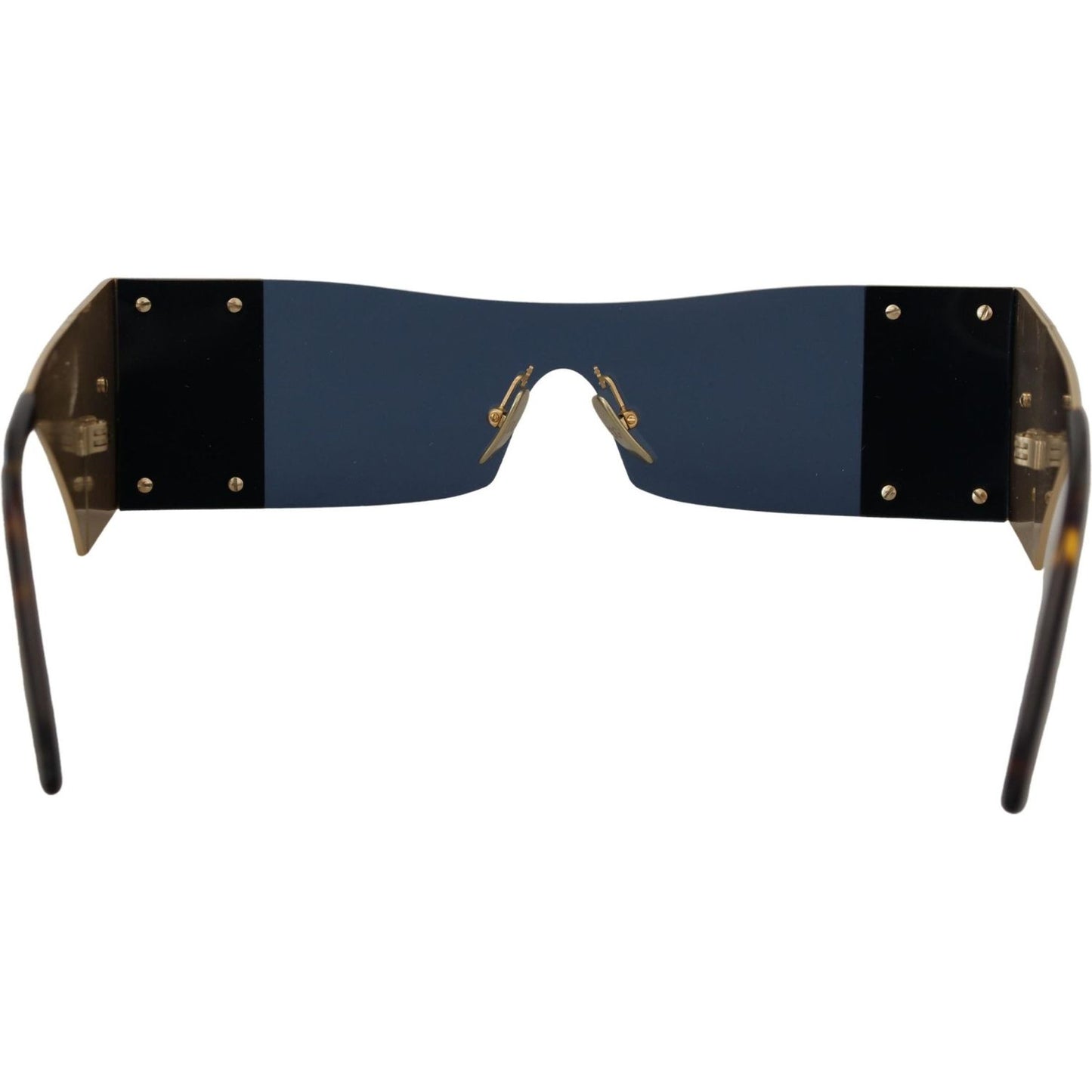 Dolce & Gabbana Gold Metal Rectangle Shades DG2263 Sunglasses