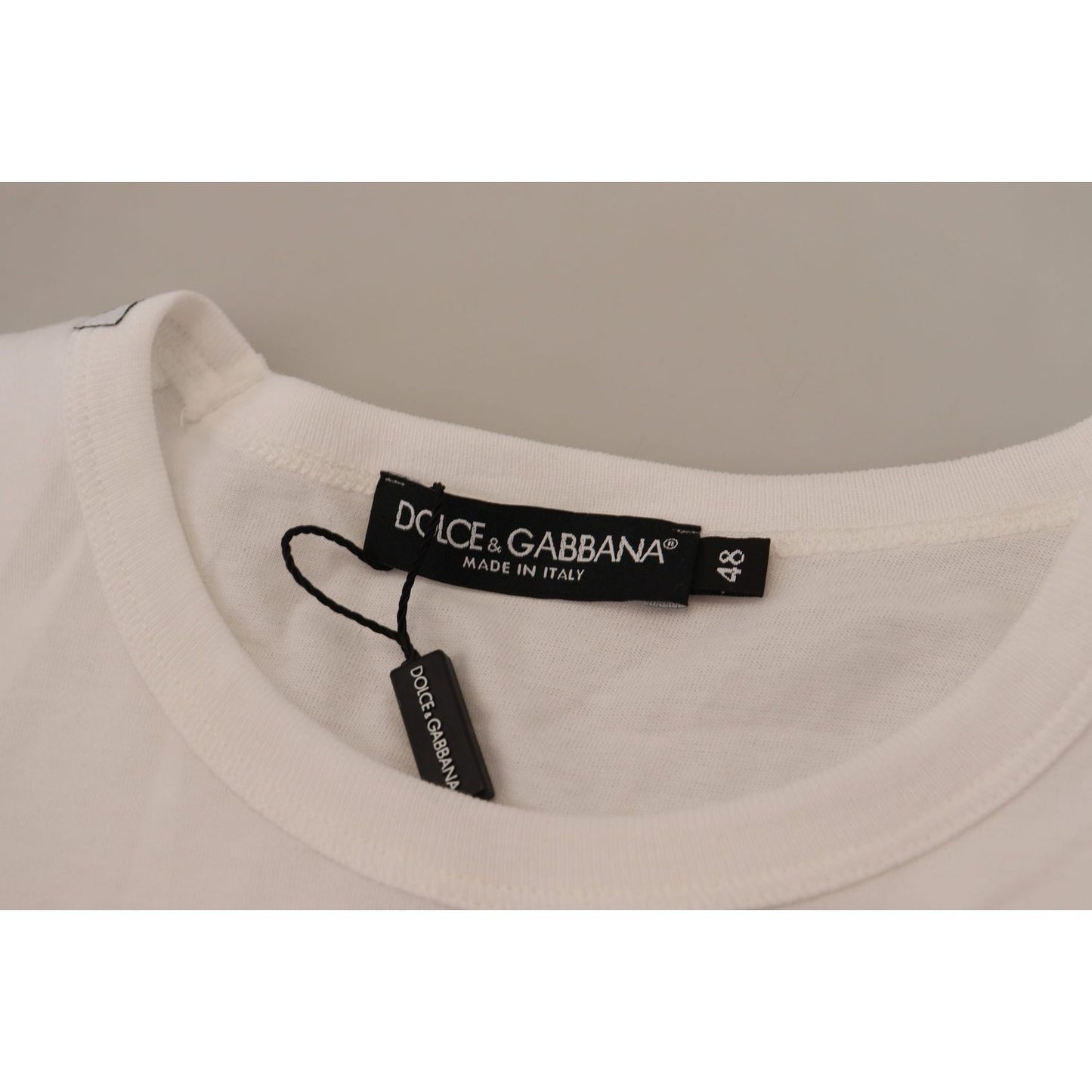 Dolce & Gabbana White Flap Pocket Short Sleeves T-shirt