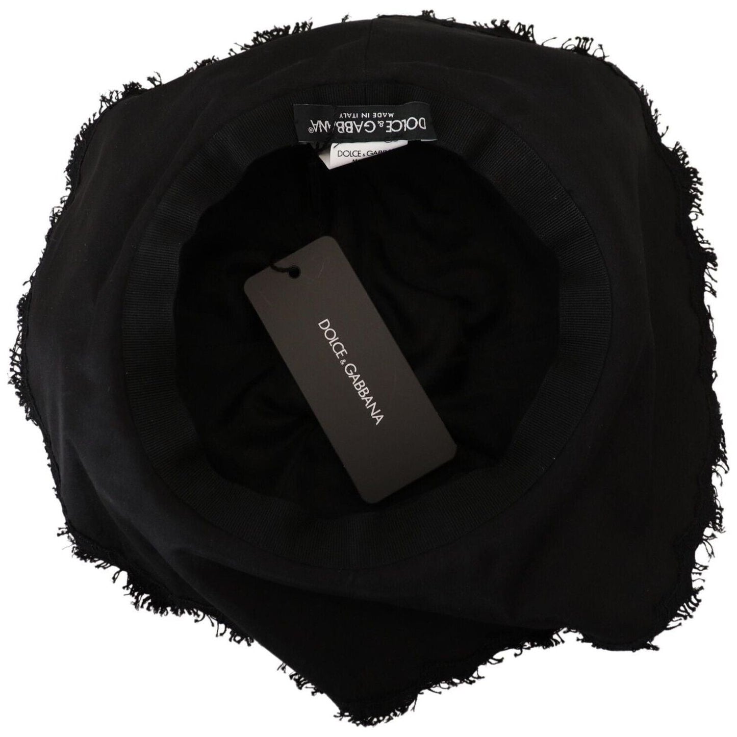 Dolce & Gabbana Elegant Sun-Ready Black Designer Hat Dolce & Gabbana Black