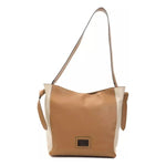 Pompei Donatella Brown Leather Women Shoulder Bag PO-5841