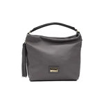 Pompei Donatella Gray Leather Women Shoulder Bag PO-5800