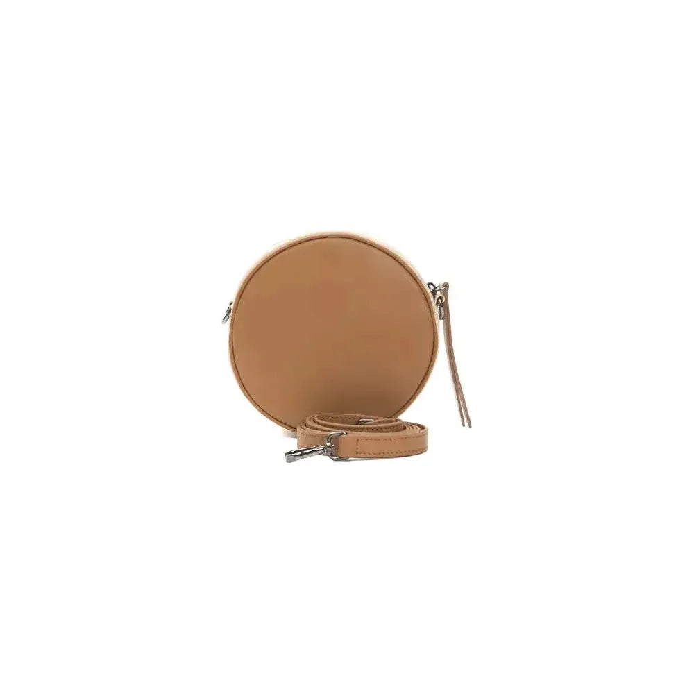 Pompei Donatella Brown Leather Women Crossbody Bag PO-5835