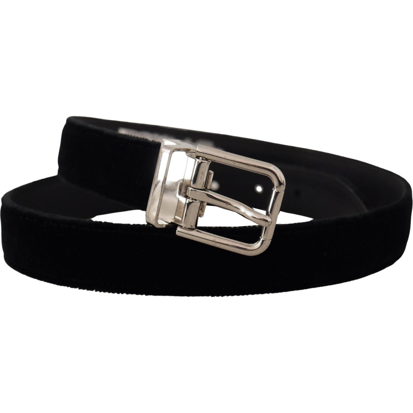 Dolce & Gabbana Elegant Grosgrain Leather Belt Dolce & Gabbana Black