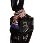 Dolce & Gabbana Multicolor Patterned Seashell DG Logo Shawl Fringe Scarf MS6201##