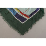 Dolce & Gabbana Multicolor Sorrento DG Shawl Fringe Scarf MS6525