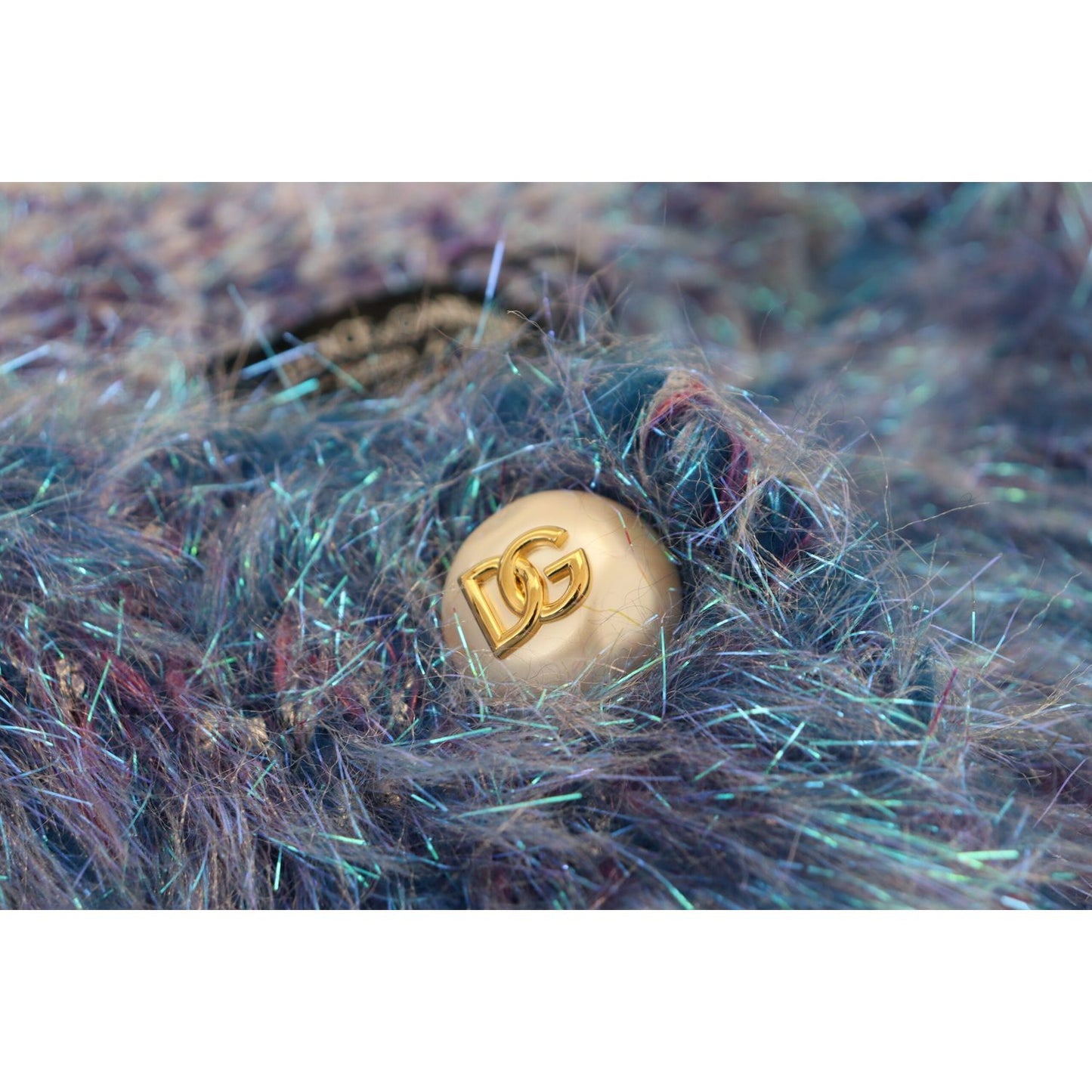 Dolce & Gabbana Multicolor Polyester Fringes Coat Jacket JKT3567- 38