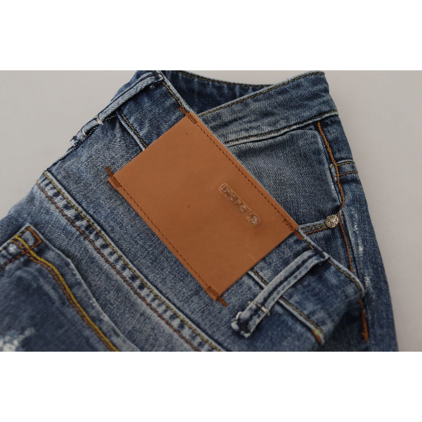 Acht Sleek Skinny Low Waist Denim Jeans Acht Dark Slate Gray
