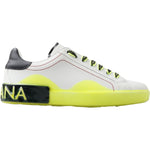 Dolce & Gabbana Sleek Portofino Low Top Leather Sneakers 1728,67345645728,Dolce & Gabbana,EU40.5/US7.5,EU40/US7,EU41/US8,Material: 100% Leather,Men,Men - Shoes,New with tags,Shoes,Sneakers - Men - Shoes,Yellow Dolce & Gabbana MV4980- 40.5