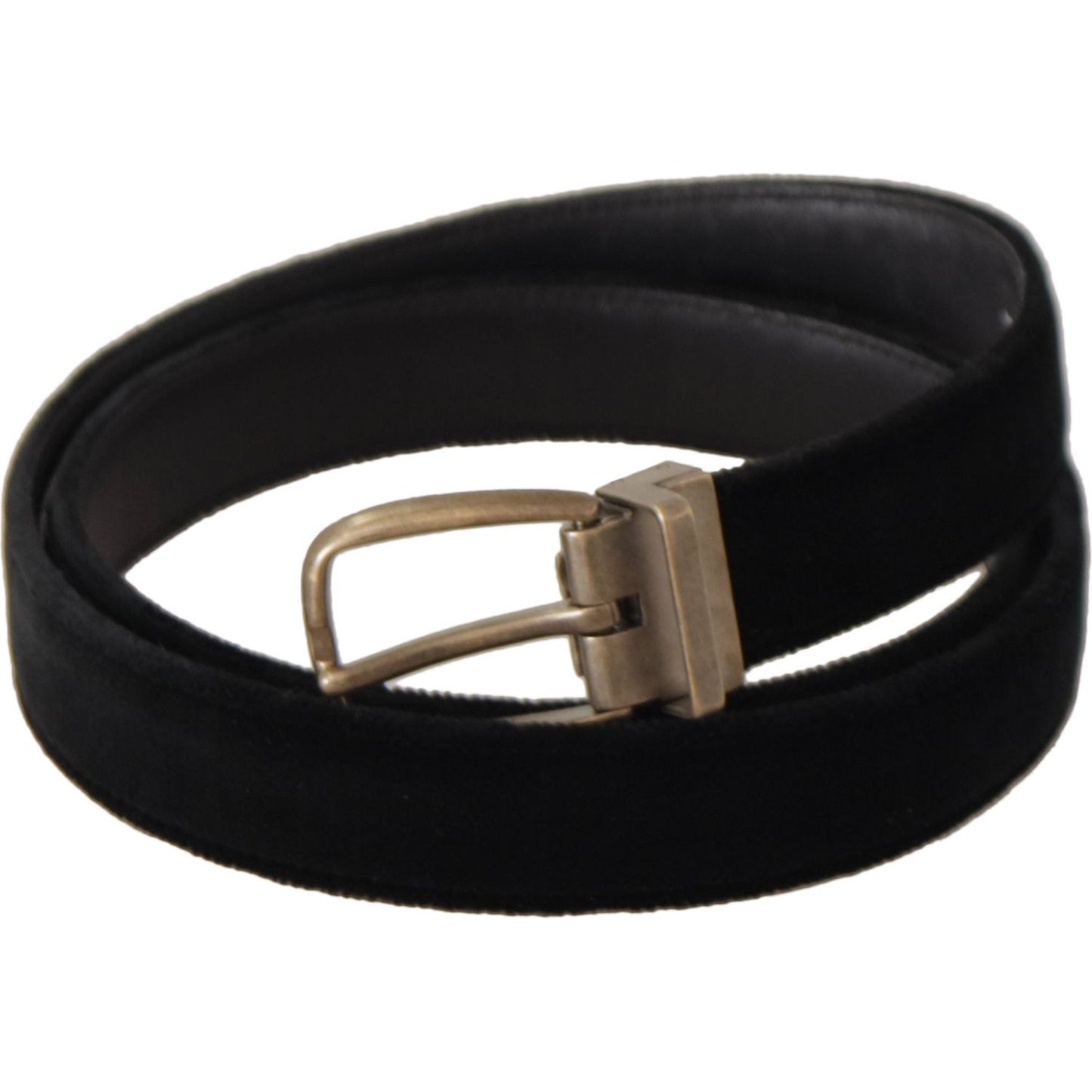 Dolce & Gabbana Elegant Black Leather Designer Belt Dolce & Gabbana Black