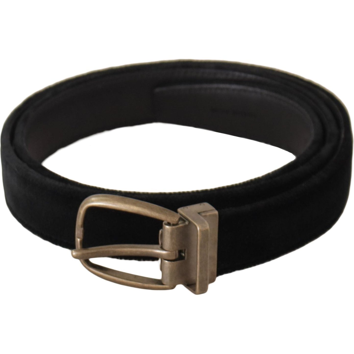 Dolce & Gabbana Elegant Black Leather Designer Belt Dolce & Gabbana Black