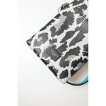 Dolce & Gabbana Gray Leopard Leather Men Purse Crossbody Sling Phone Bag BAG1092