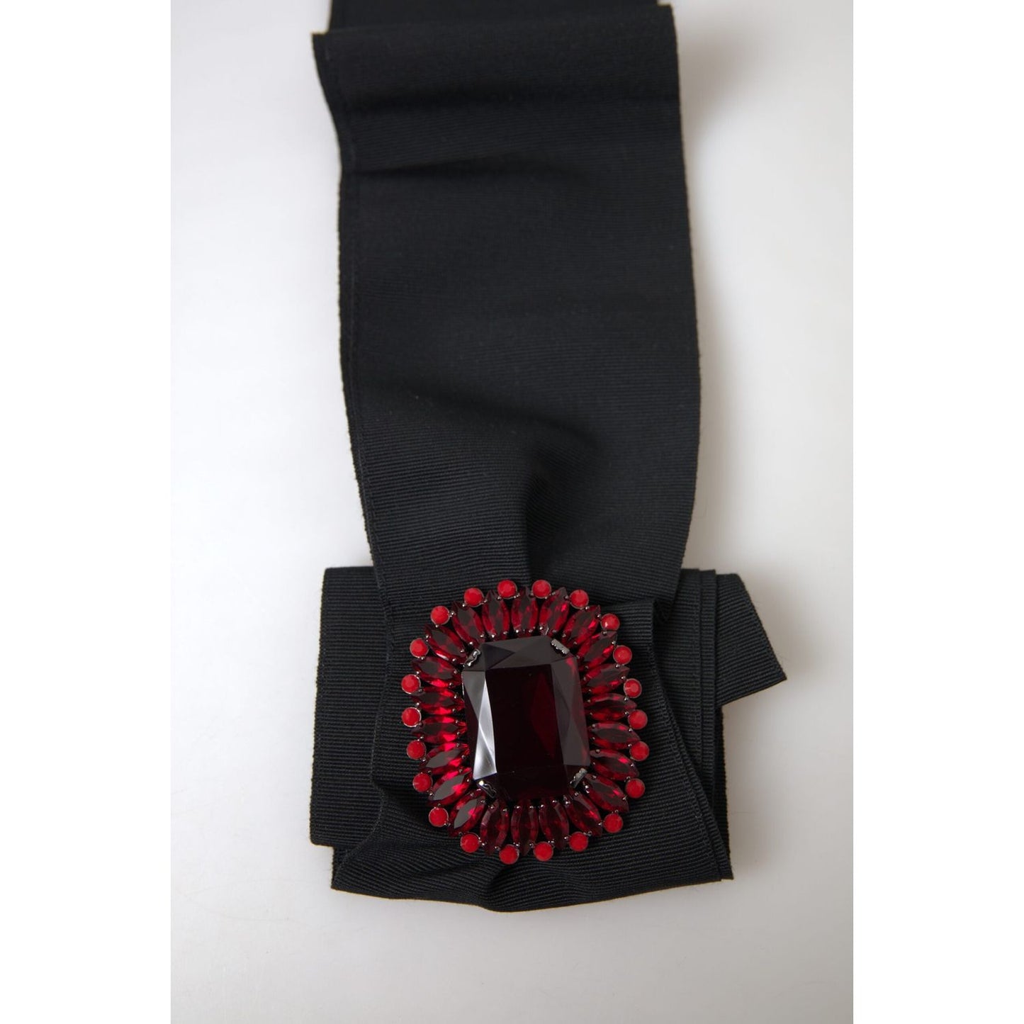 Dolce & Gabbana Exquisite Embellished Black Belt Dolce & Gabbana Light Gray