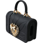 Dolce & Gabbana Black Silicone Devotion Heart Gold Chain Airpods Case BAG1108